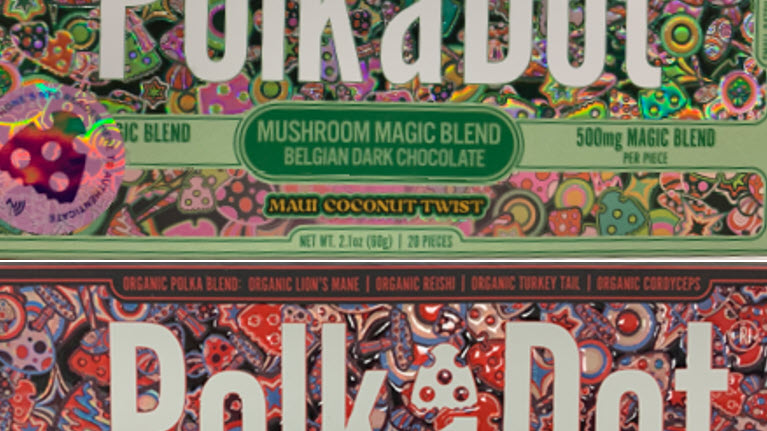 PolkaDot Mushroom Chocolate Bars